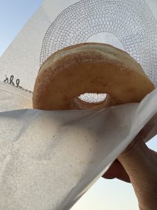 牛乳・卵を使わない素朴な生地のドーナツ