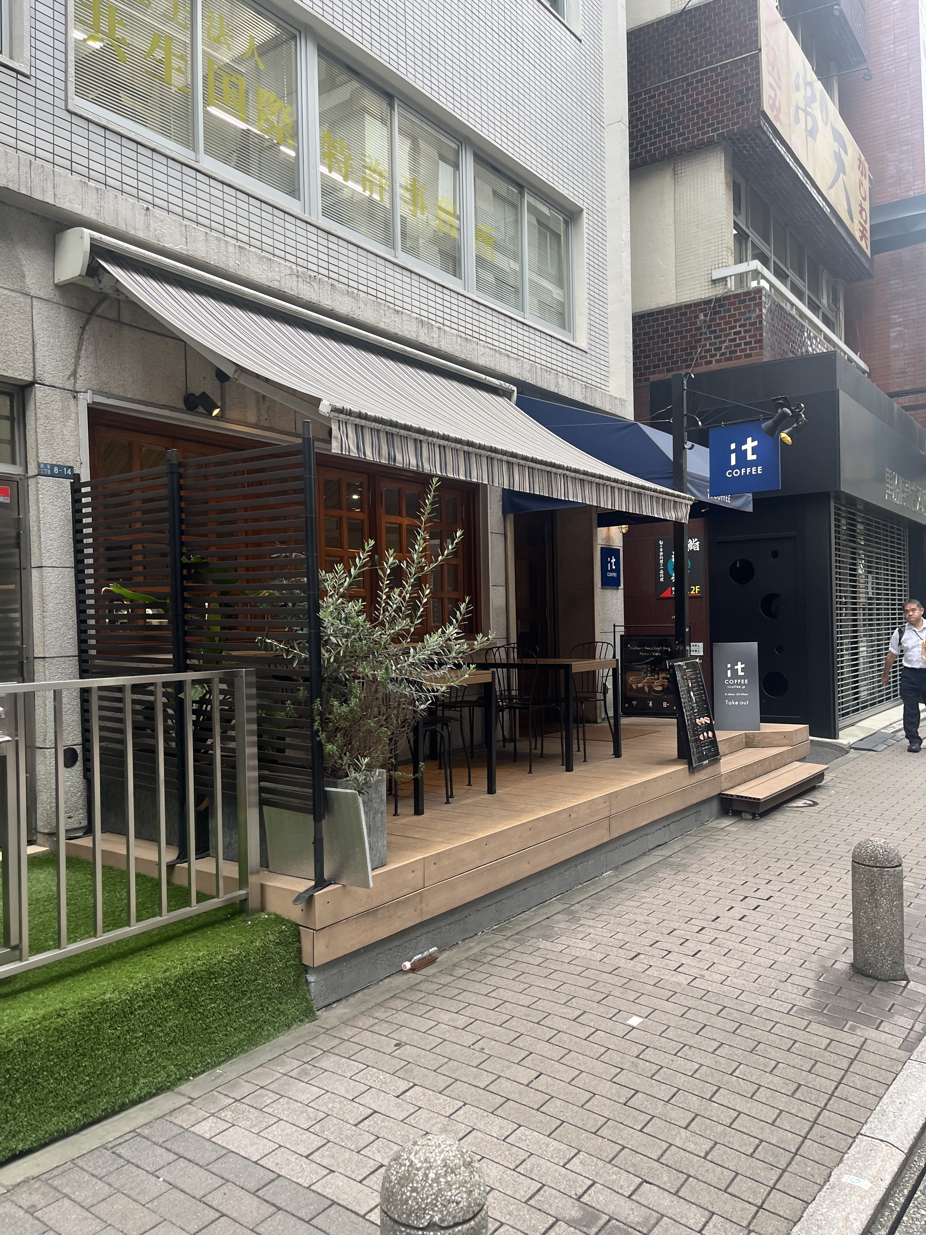 赤坂見附のit COFFEE赤坂店の外観