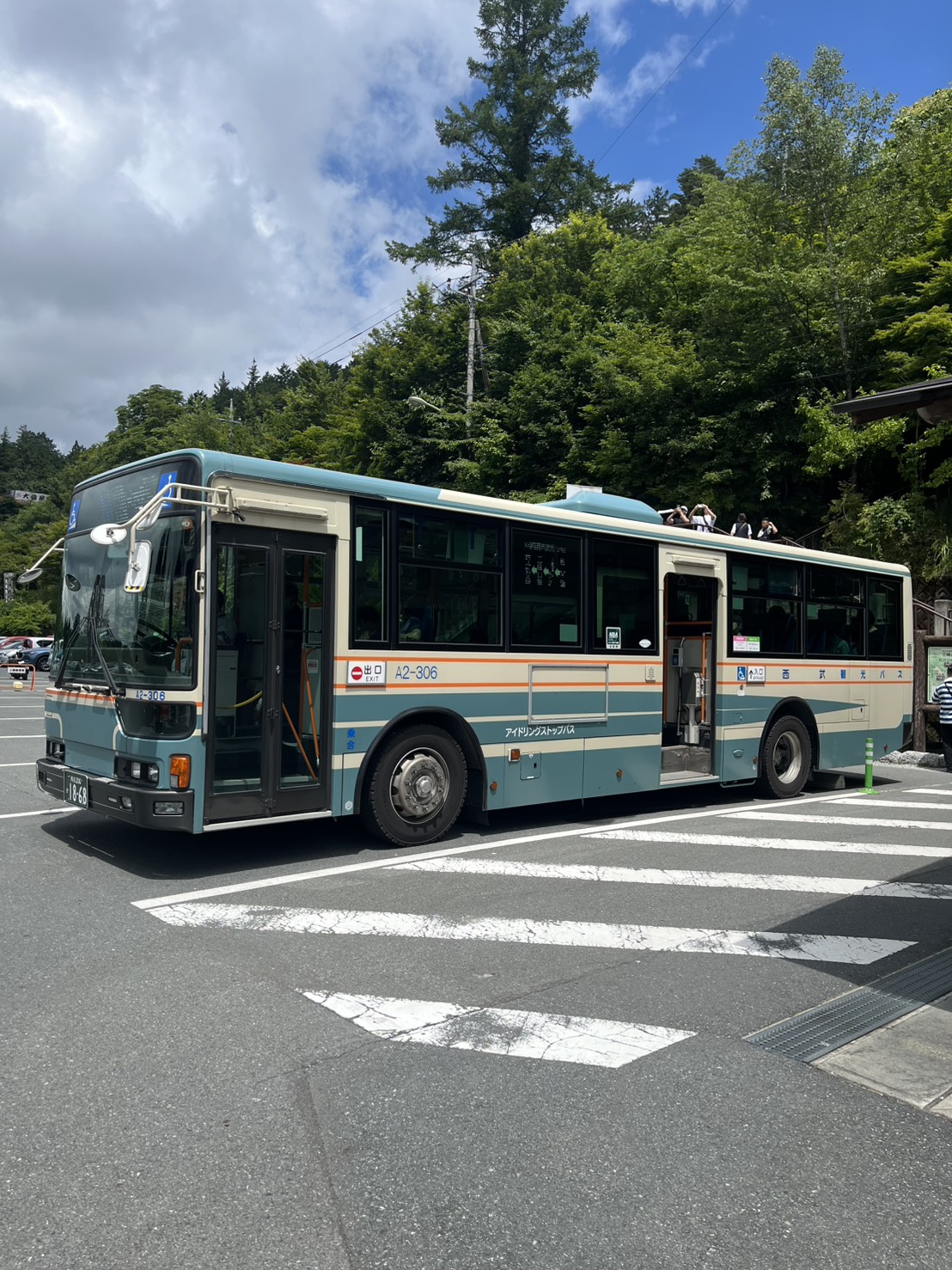 西武秩父駅から三峯神社へ向かう路線バス