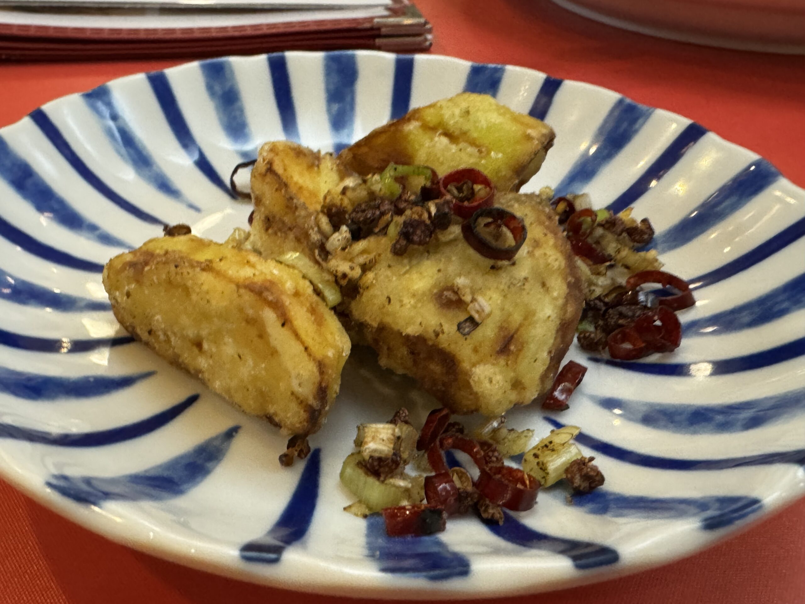 緑町 生駒のナスの山椒揚げ