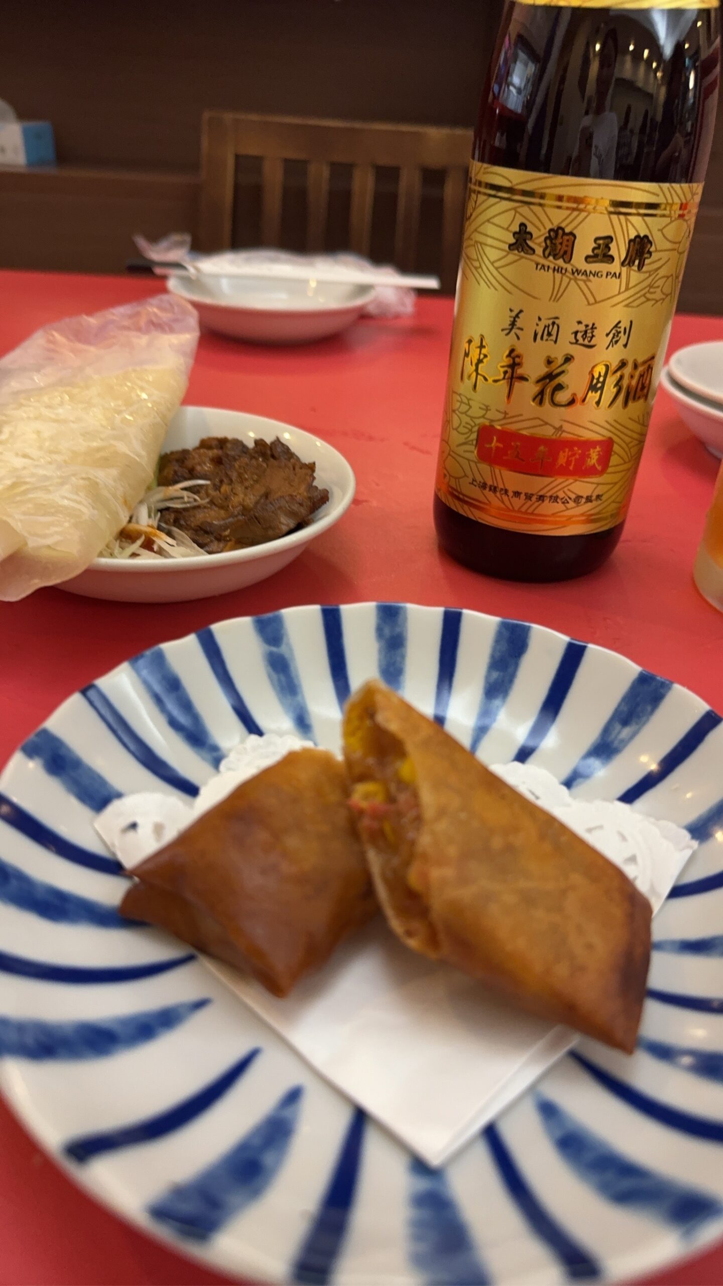 緑町 生駒で食べたとうもろこしと干えびの春巻