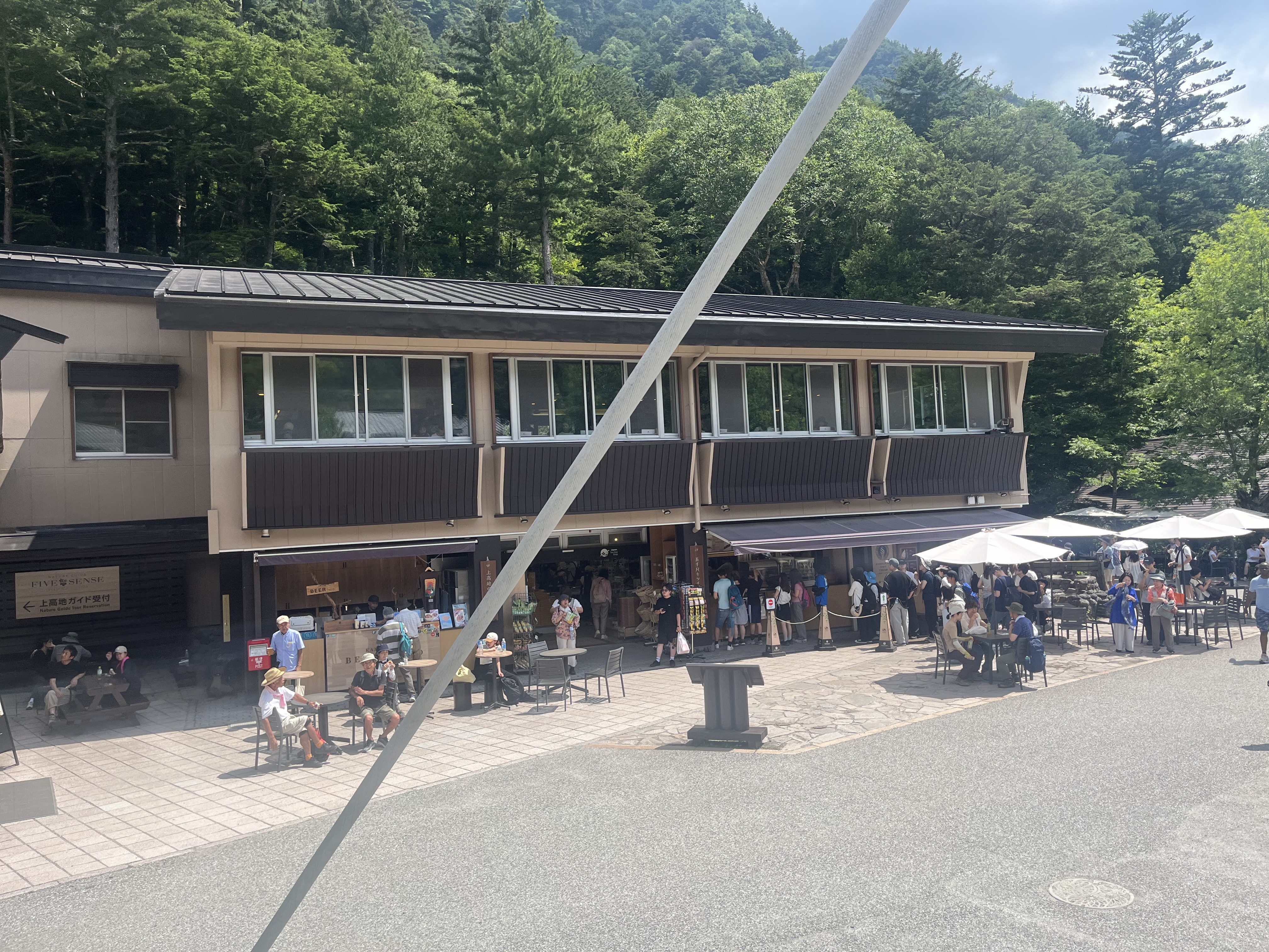 上高地バスターミナル周辺