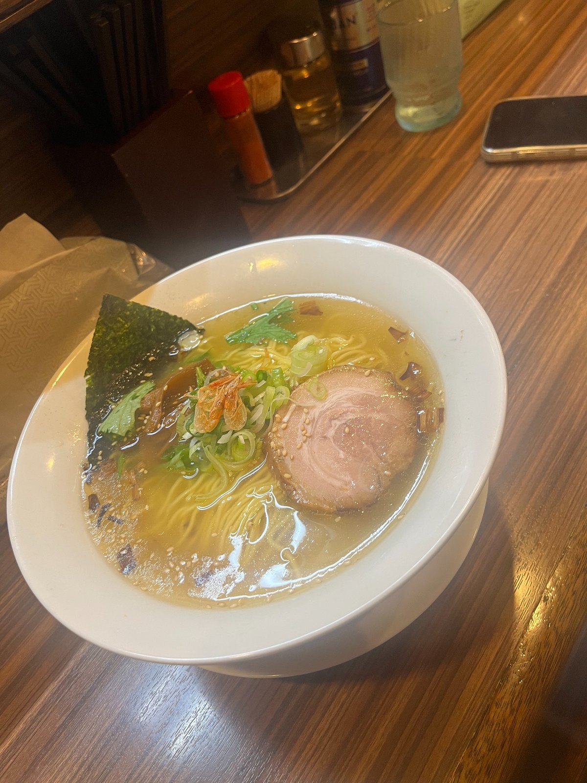 東長崎・ラーメン西ちゃんの塩ラーメン