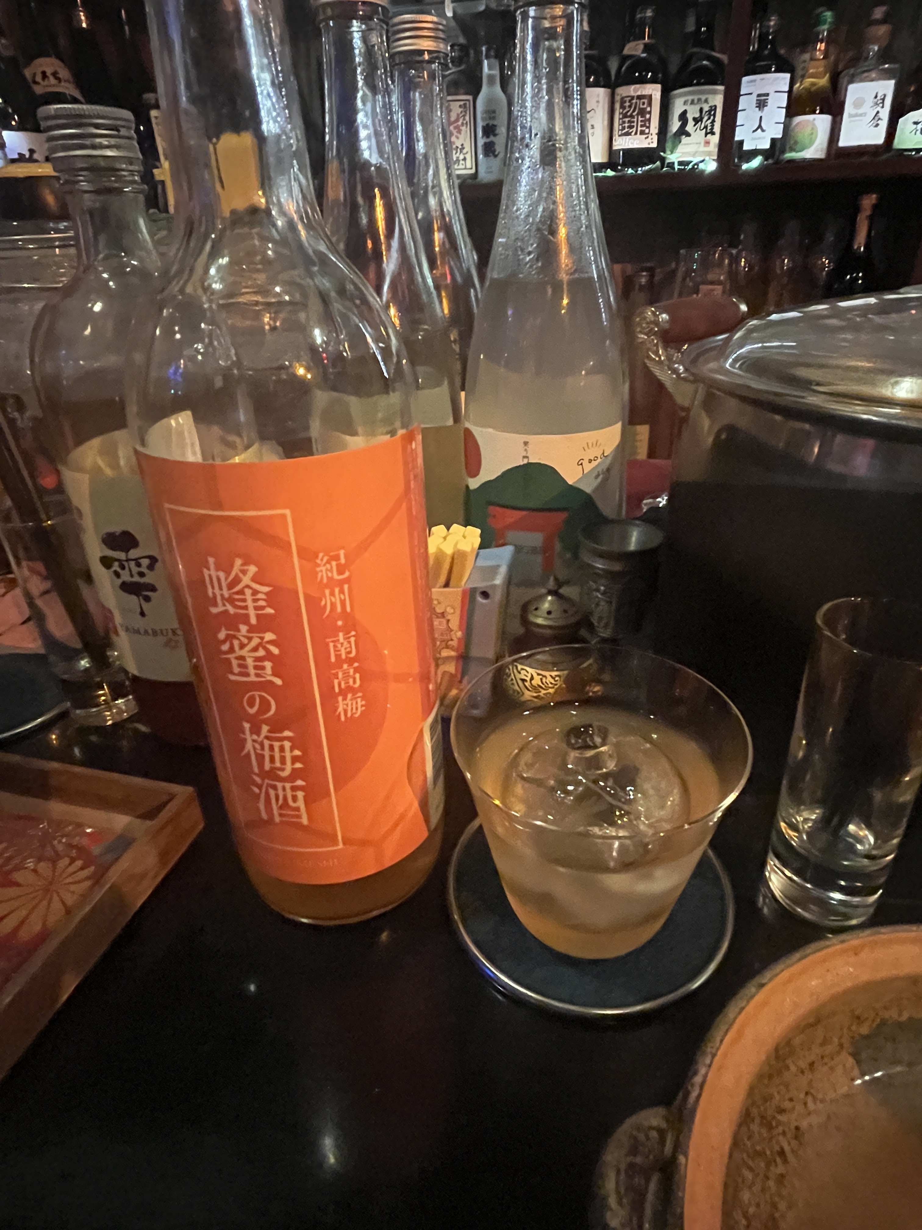 Bar九の蜂蜜の梅酒