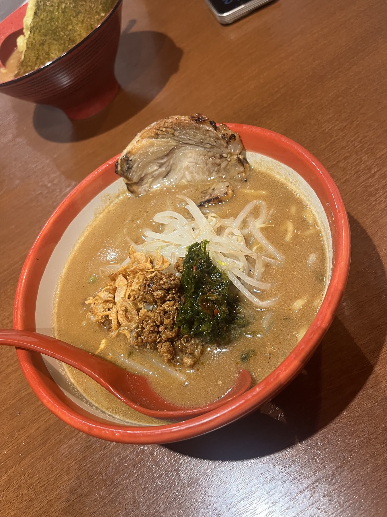 麺場田所商店池袋東店の伊勢味噌ラーメン