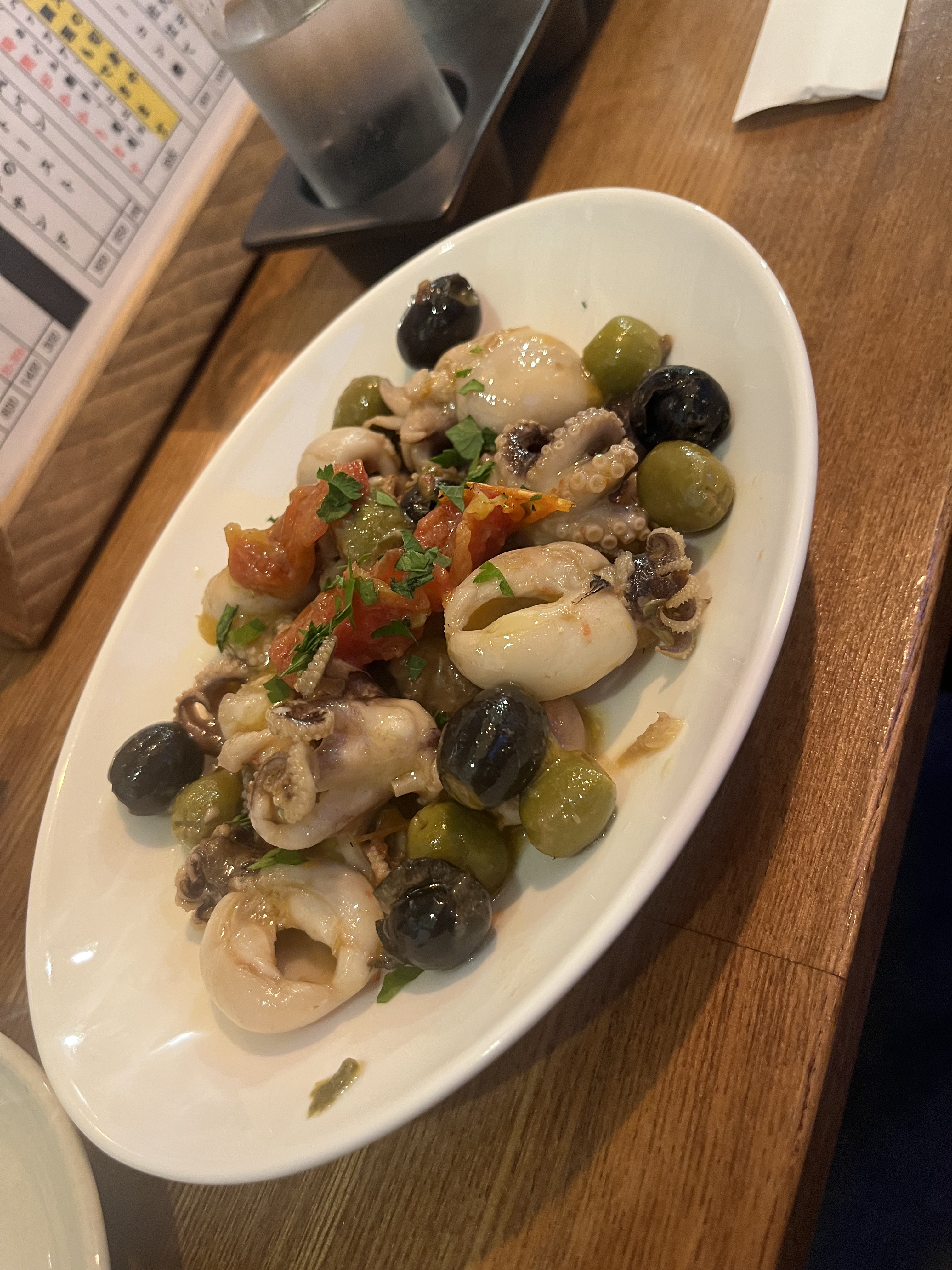 魚ケイのイイダコとオリーブ