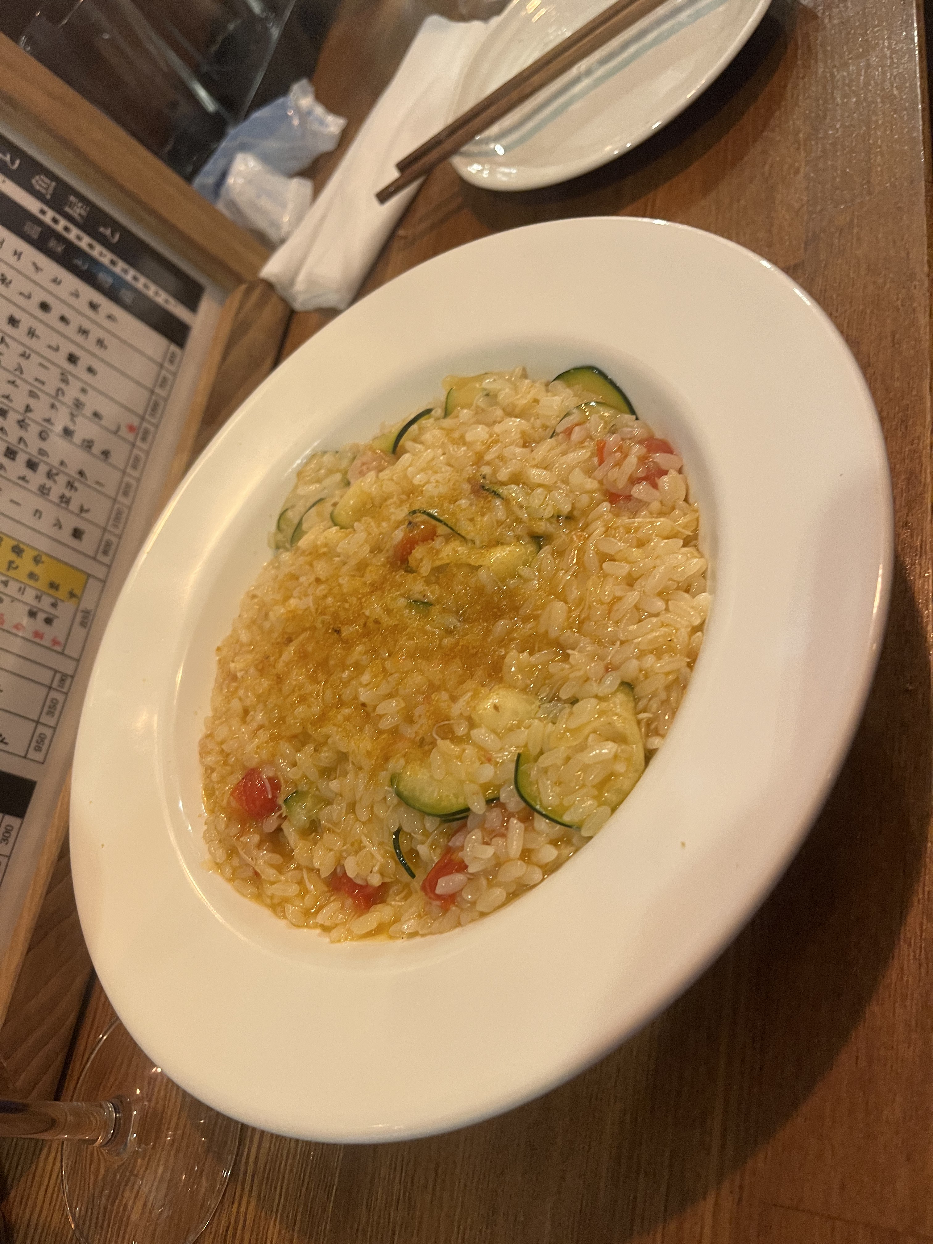 魚ケイで食べた締めのリゾット