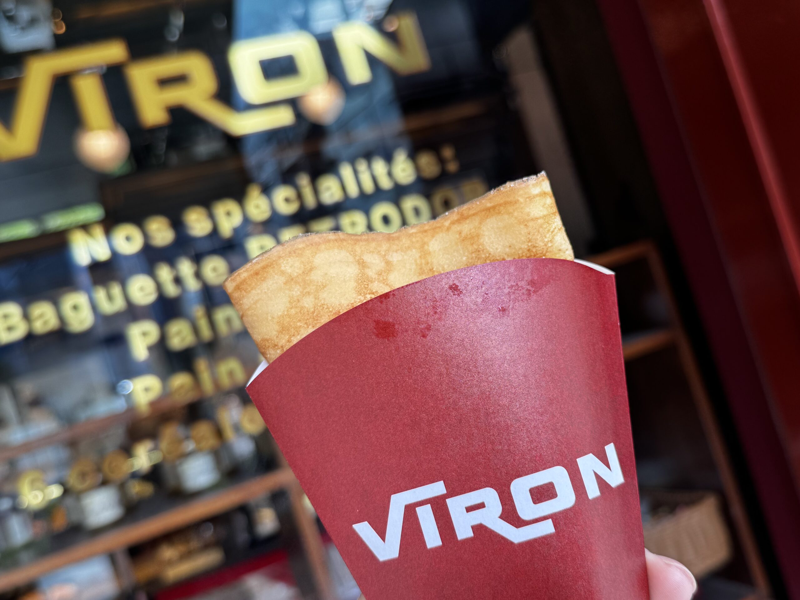 VIRON 渋谷店のテイクアウトクレープ