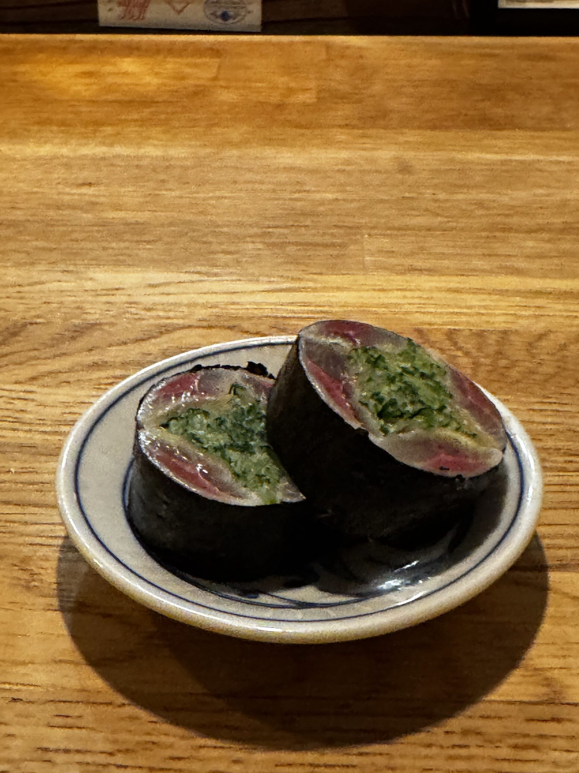 氵 サンズイの鰯の海苔巻き