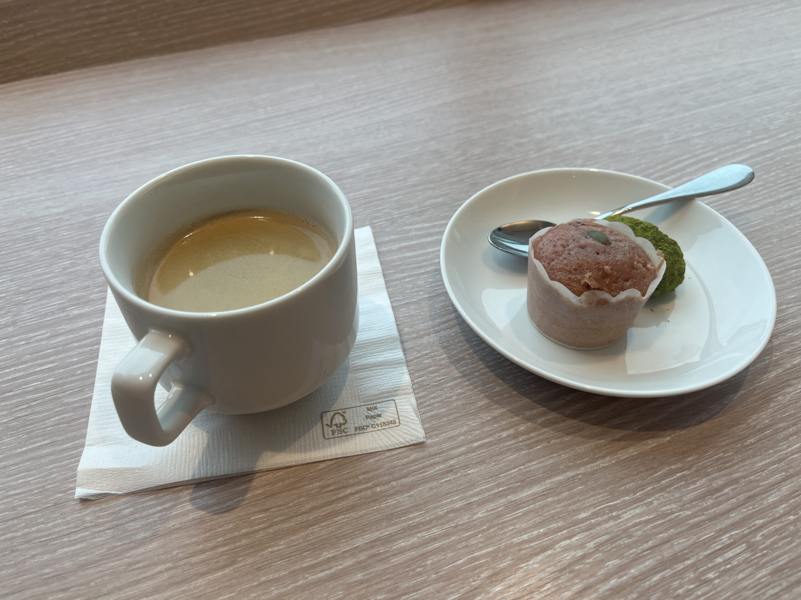 コーヒーとデザート