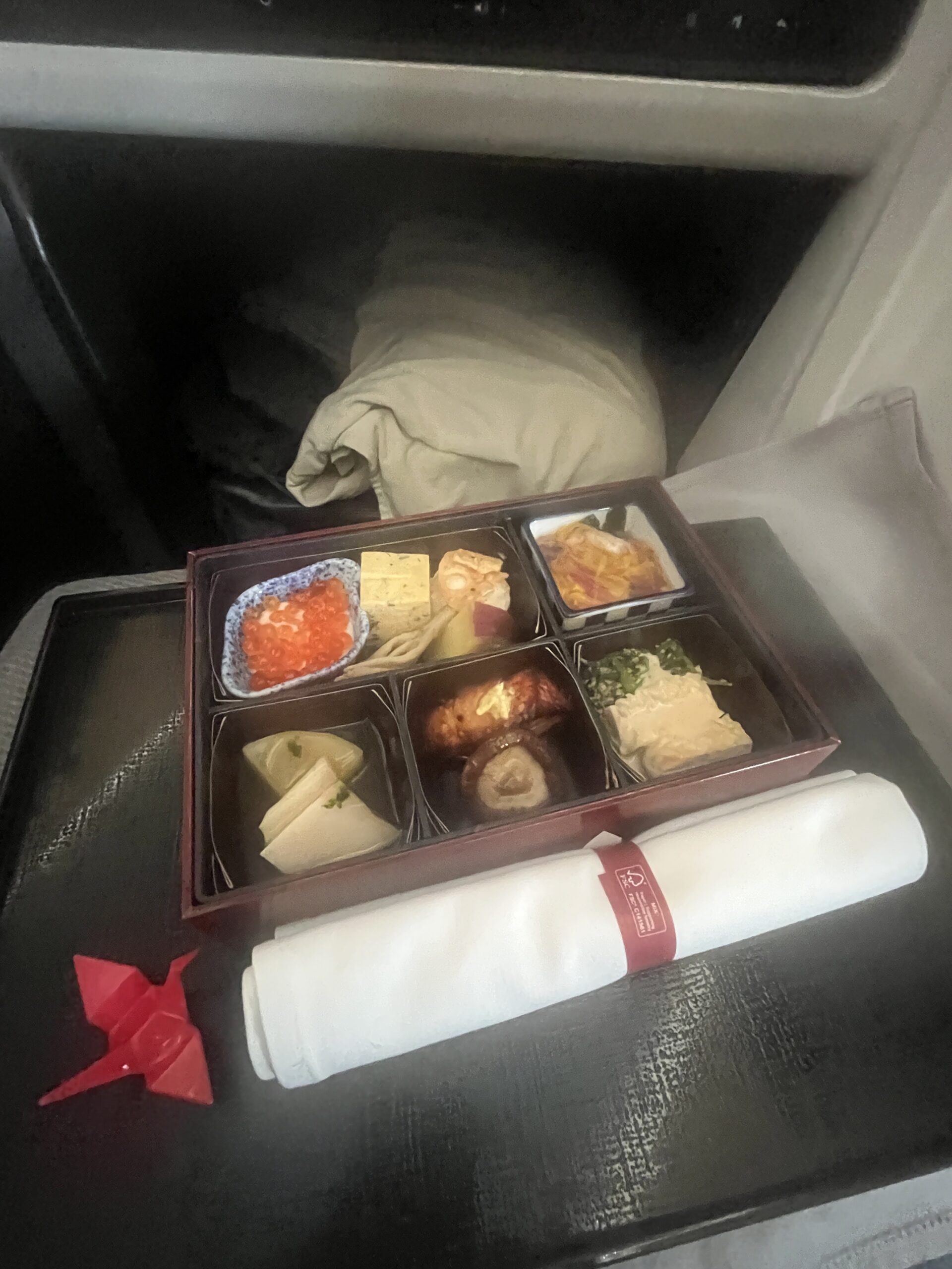JALビジネスクラス和食