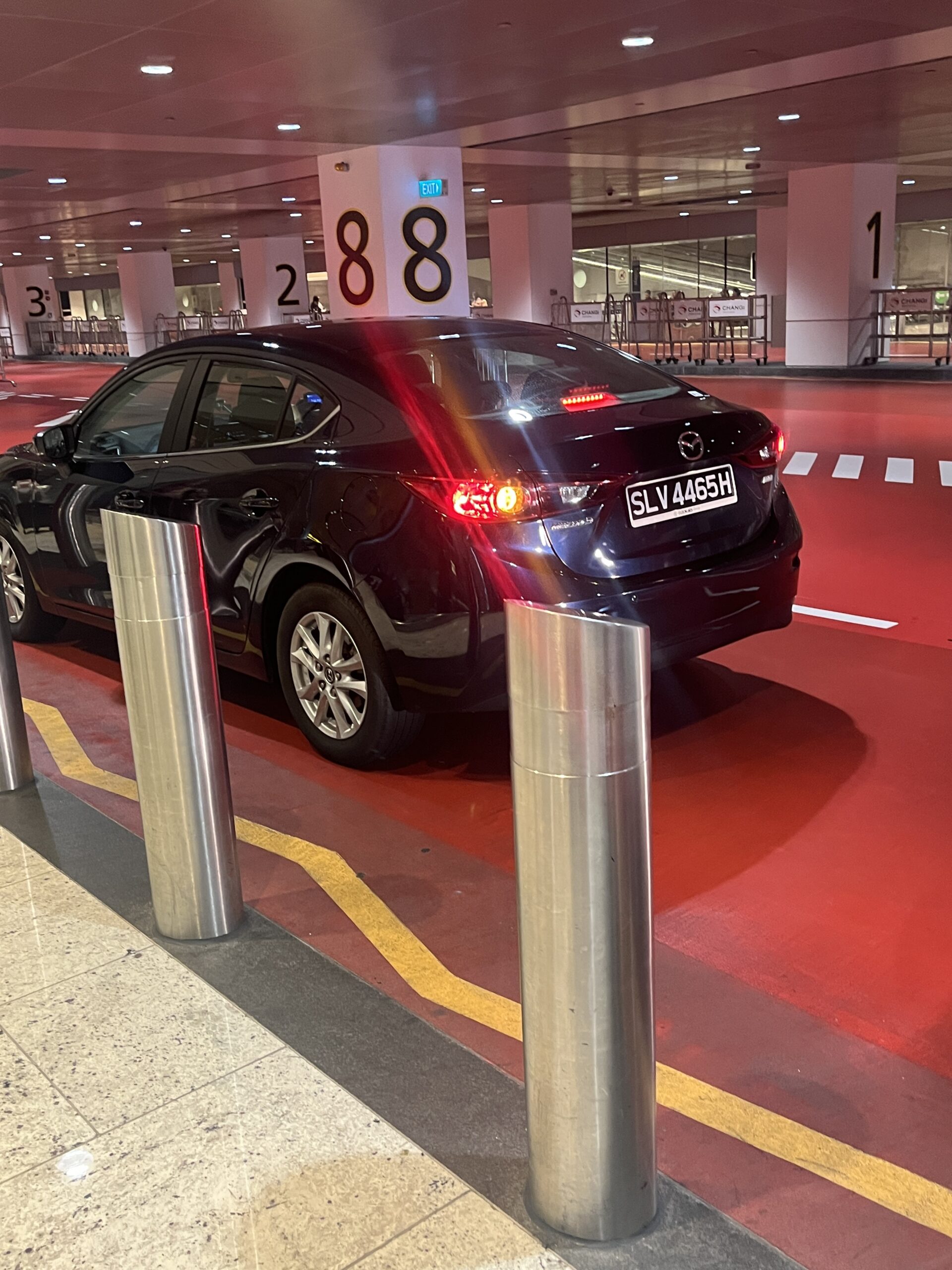 チャンギ空港Grab乗車ポイント