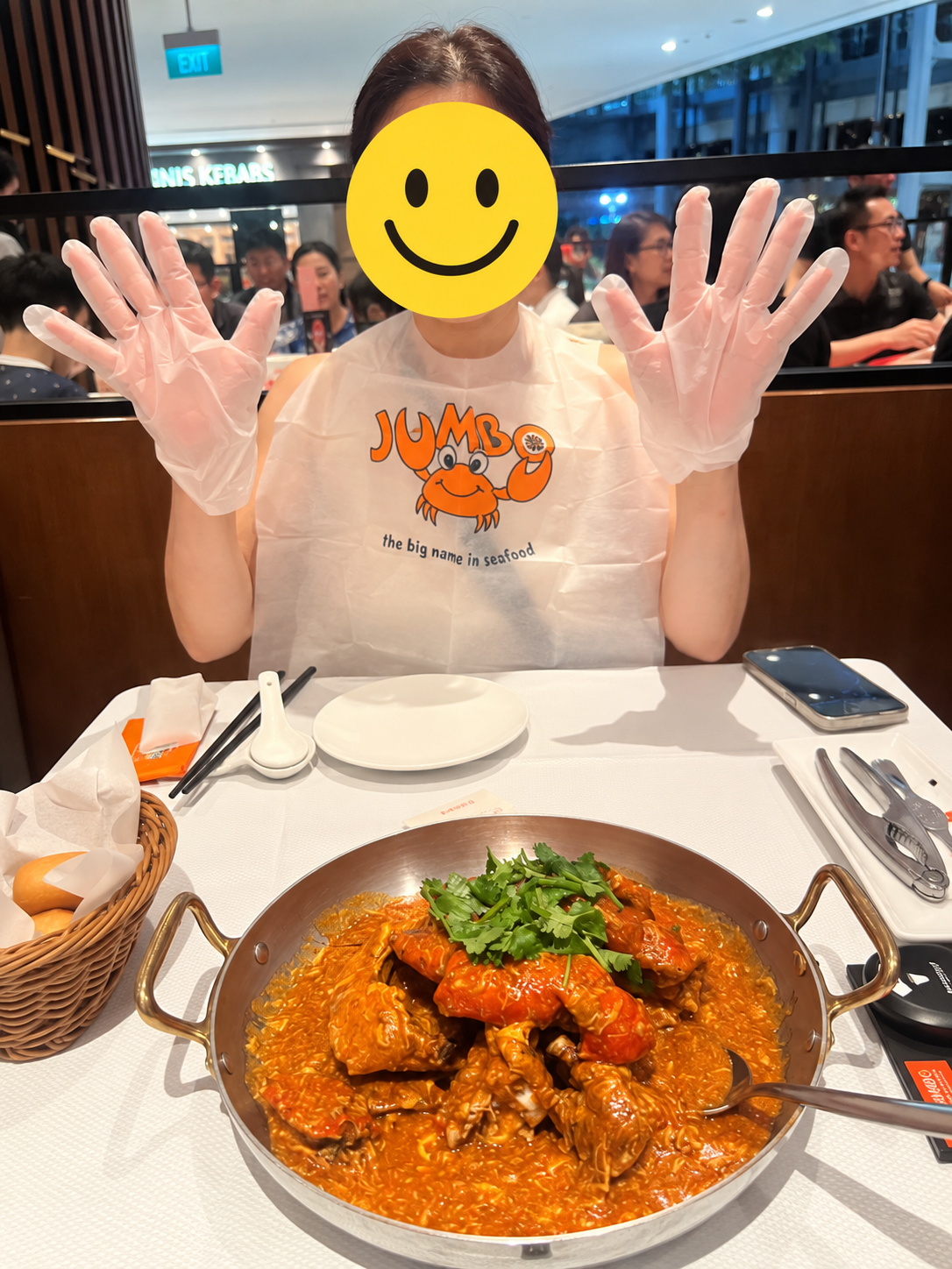 JUMBO Seafoodのチリクラブ