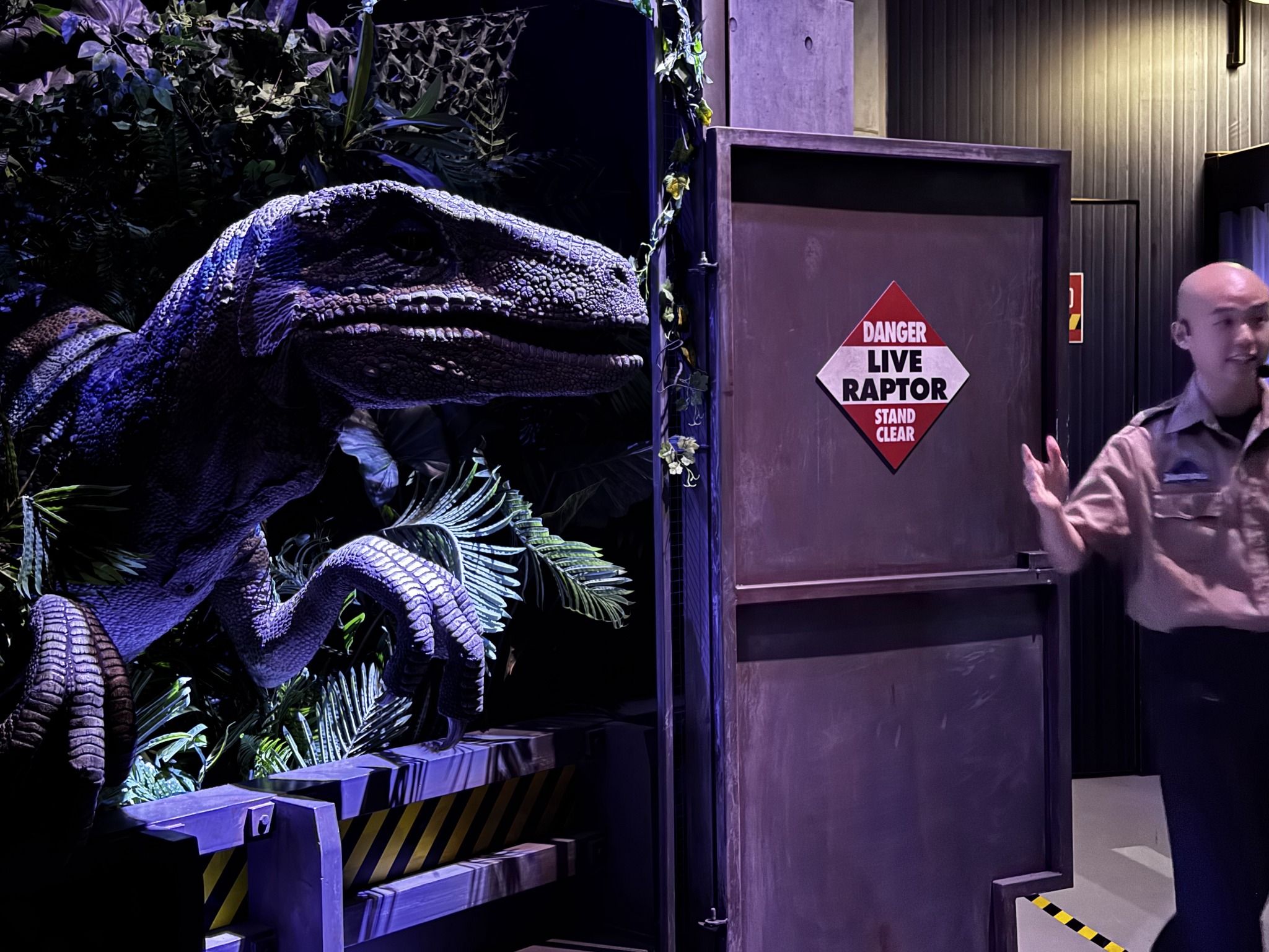 Jurassic Worldのラプター演出
