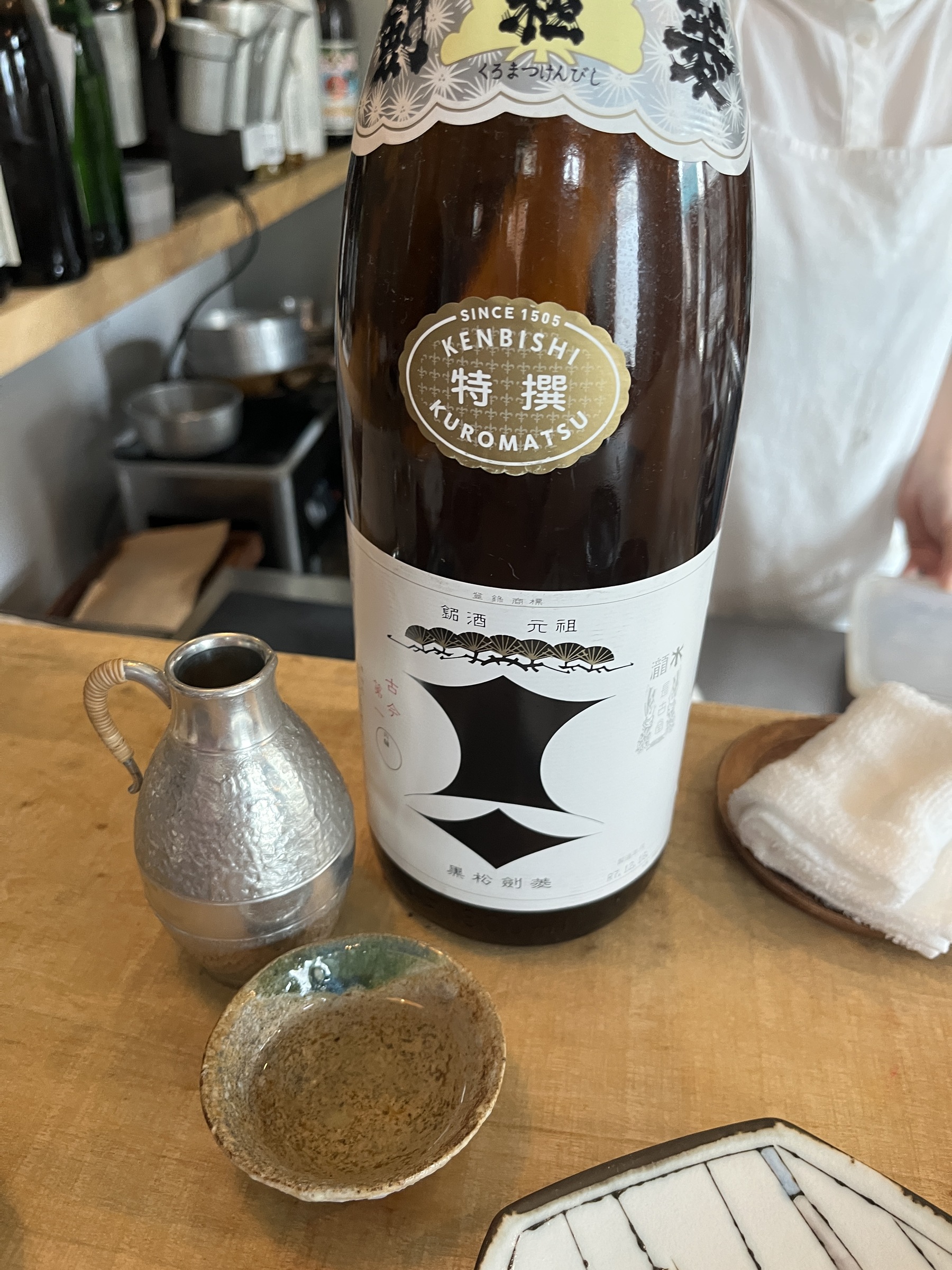 室見富永で料理に合わせていただく日本酒
