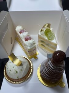 【東長崎】La Vie Ensembleの秋ケーキ4種食べ比べ！いち推しはショートケーキ