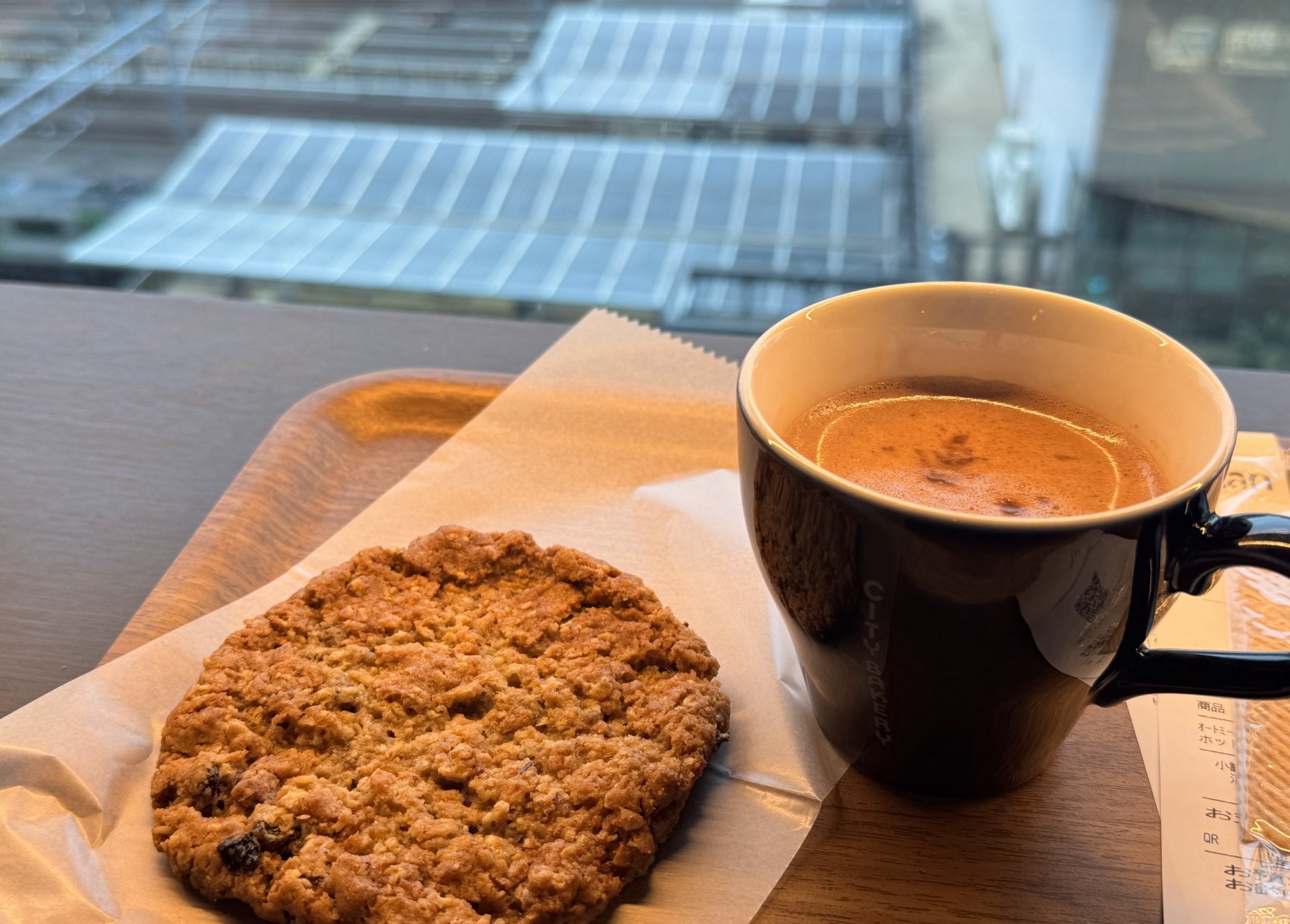 THE CITY BAKERYで楽しんだクッキーとホットドリンク