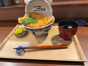 #カツ丼は人を幸せにする赤坂店のとじないかつ丼(並)